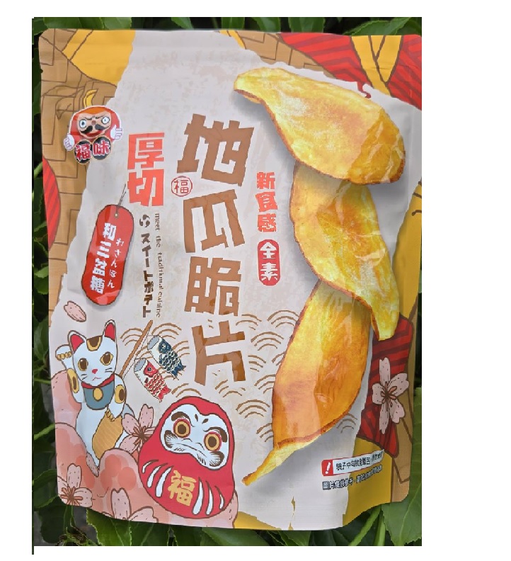 【福味】 厚切地瓜脆片（和三盆糖）140g