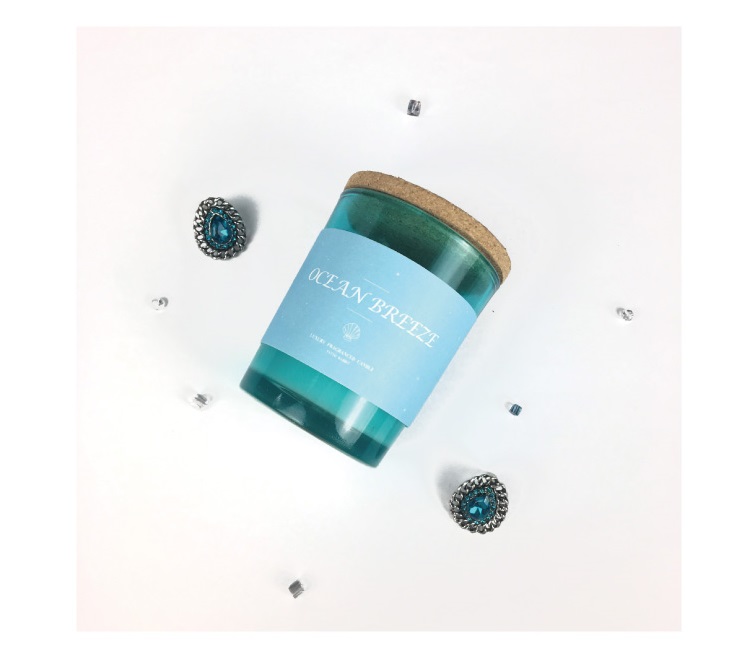 玻璃香氛蠟燭-海洋, , large