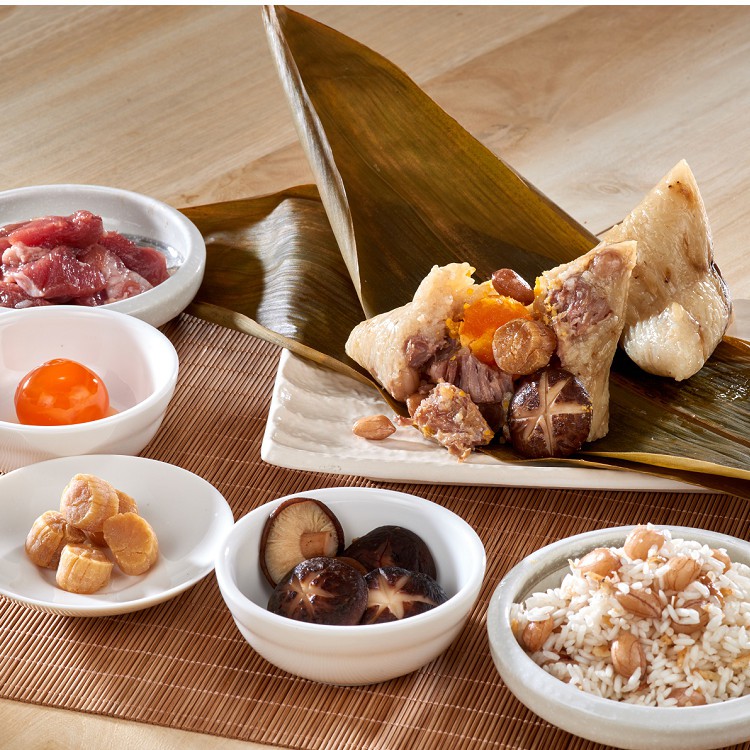 [Shijiazhuang Convenient Kitchen] Authentic Southern Rice Dumplings-Shijiazhuang Scallop Rice Dumplings (10 pieces), , large