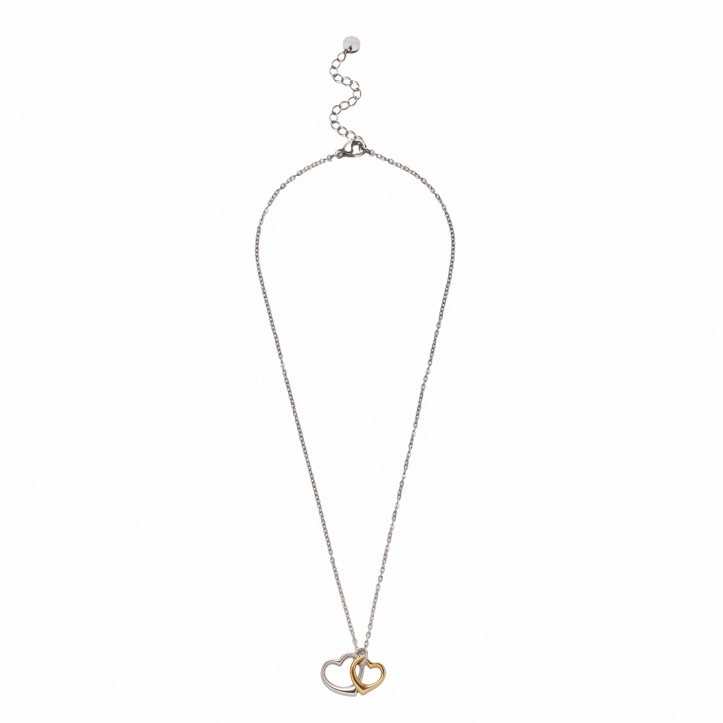 【ULOO】Twinkle 知心之契不鏽鋼項鍊-銀色 UN4000920, , large