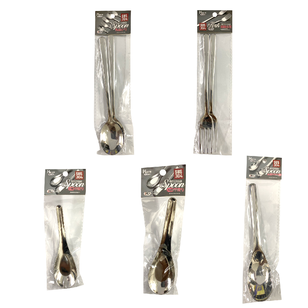 304不鏽鋼餐具 台式湯匙 叉子 湯匙 圓匙【Ho覓好物】大圓湯匙 兒童餐具 不鏽鋼湯匙 甜點匙 咖啡匙, , large