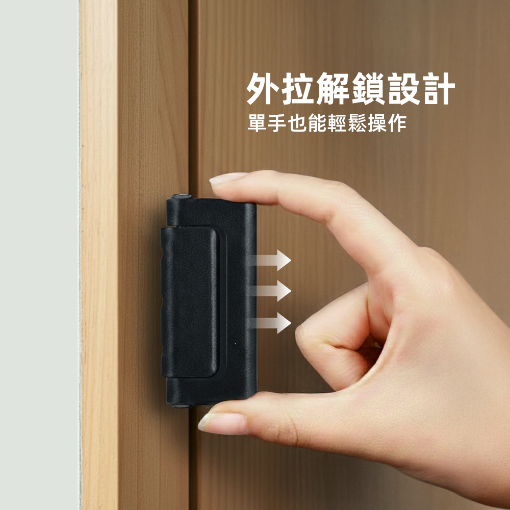 【上手家居】鋁合金防衝擊門栓(防盜扣/門閂/防盜門鎖/門鎖/門扣), , large