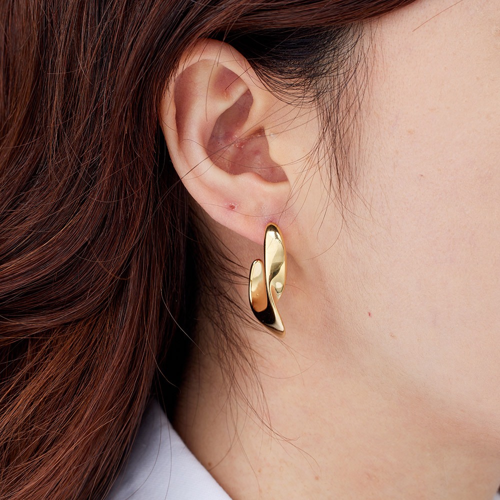 ULOO Glimmer 柔光甜心耳環-金色 UE1001310, , large