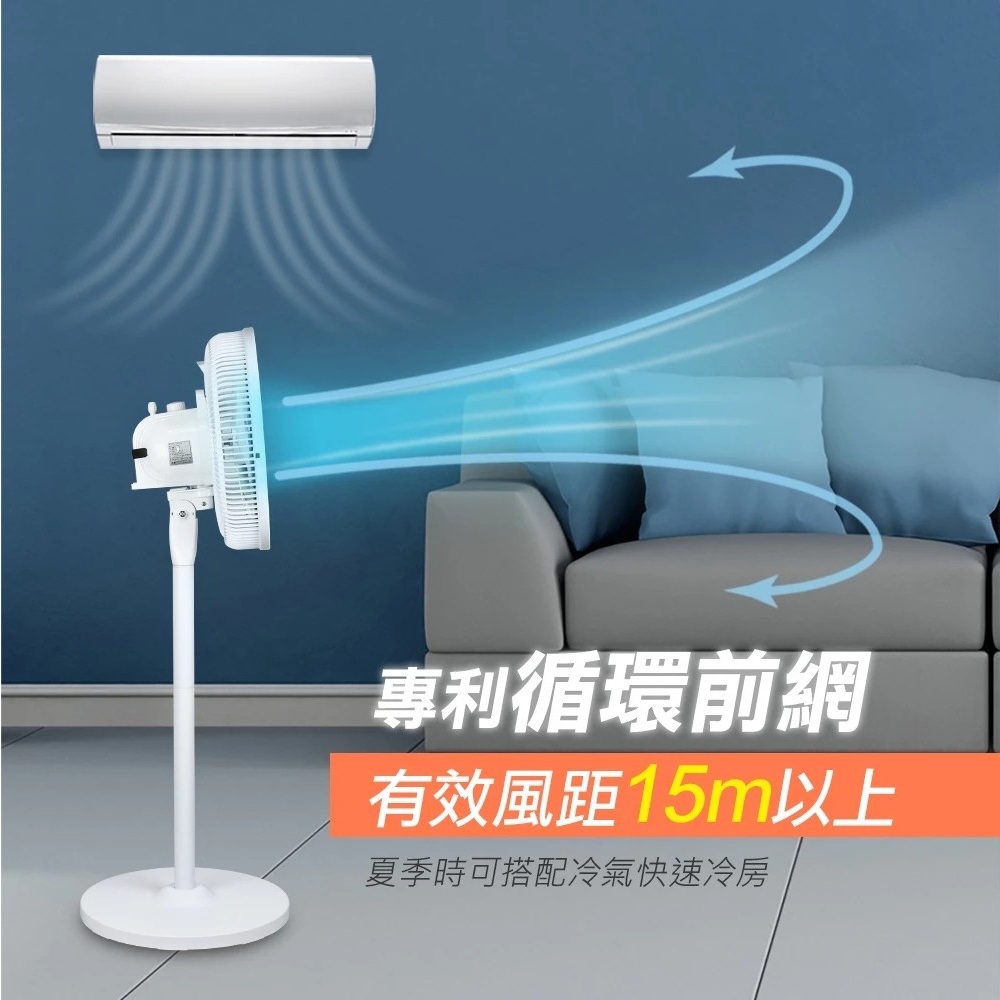 SUPAFINE 勳風 14吋 旋風式DC扇 節能電風扇 循環扇 BHF-S0029, , large