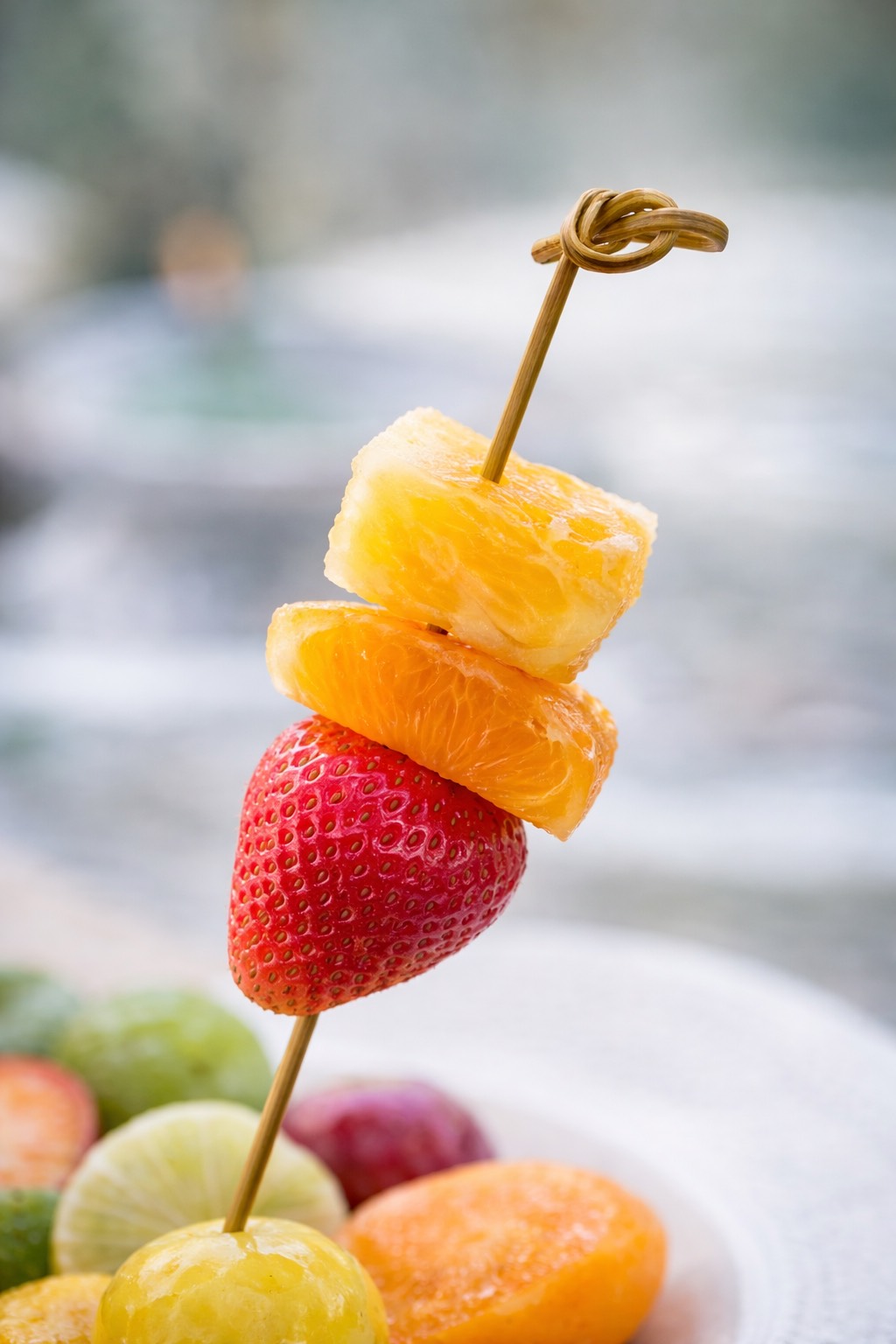 [巴果果]水果叉 調酒裝飾 竹叉 竹籤 叉子 竹串 點心叉 炸物叉 串烤叉 漢堡串 婚禮派對 花節串 JM-KS005, , large