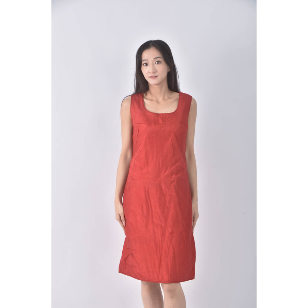 (S) liviana conti無袖紅色洋裝二手衣, , large