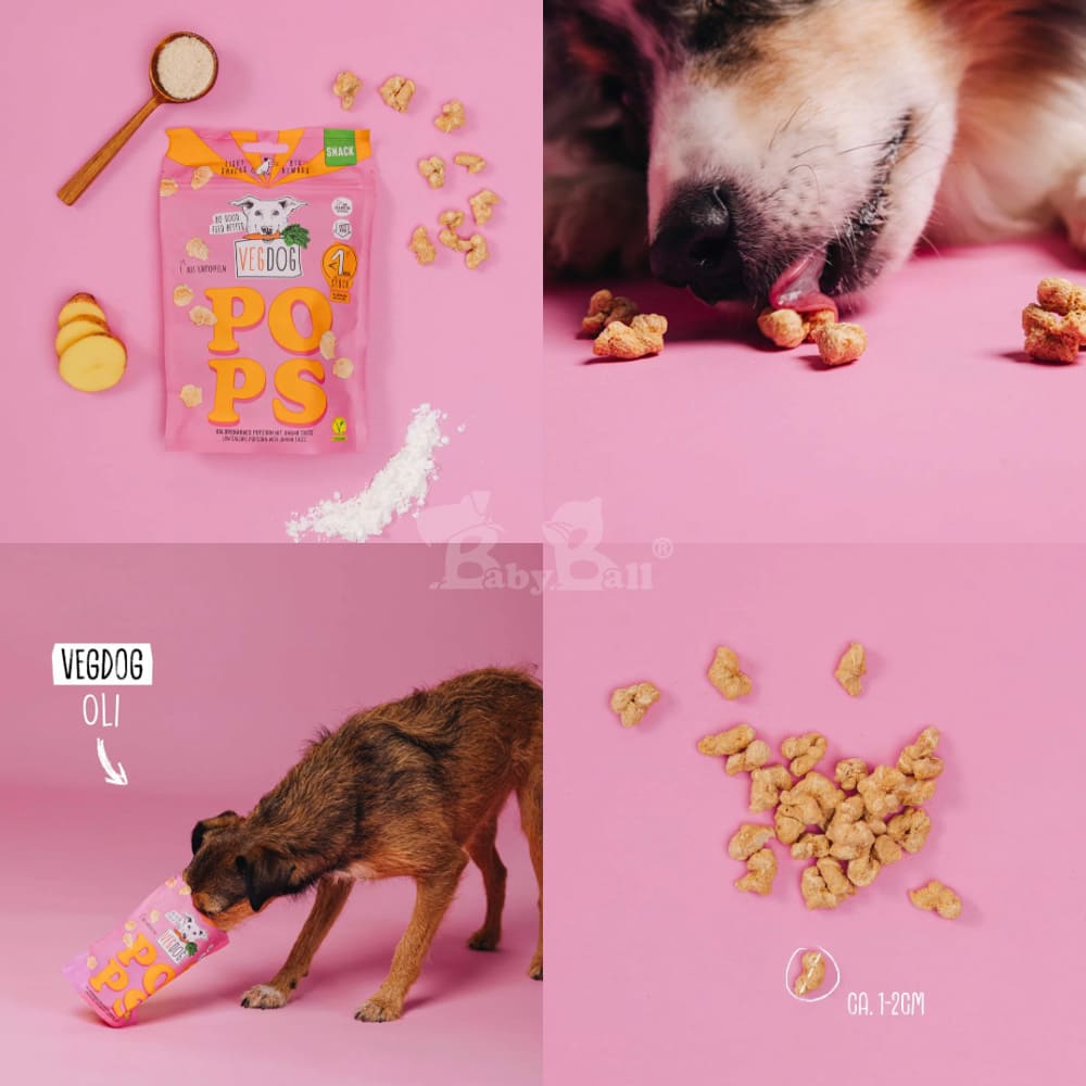 【倆寶貝精品館】VEGDOG德國蔬狗 狗狗低卡爆米花 20gｘ2包, , large