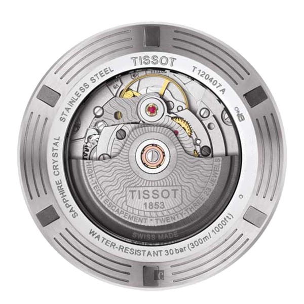 TISSOT 天梭 Seastar 1000 海洋之星300米潛水機械錶-黑x銀/43mm T1204071105100, , large