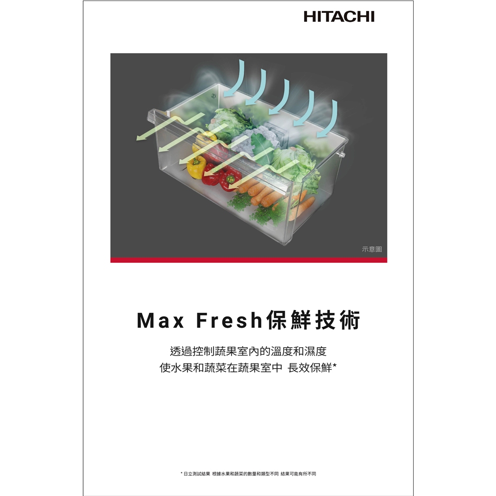 HITACHI 396L Top Freezer Inverter 2-Door Refrigerator HRBN7415DD, , large