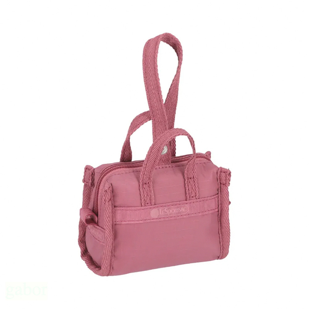 LeSportsac Micro Weekender Charm 小吊掛飾零錢包 送禮-柔霧莓紫, , large