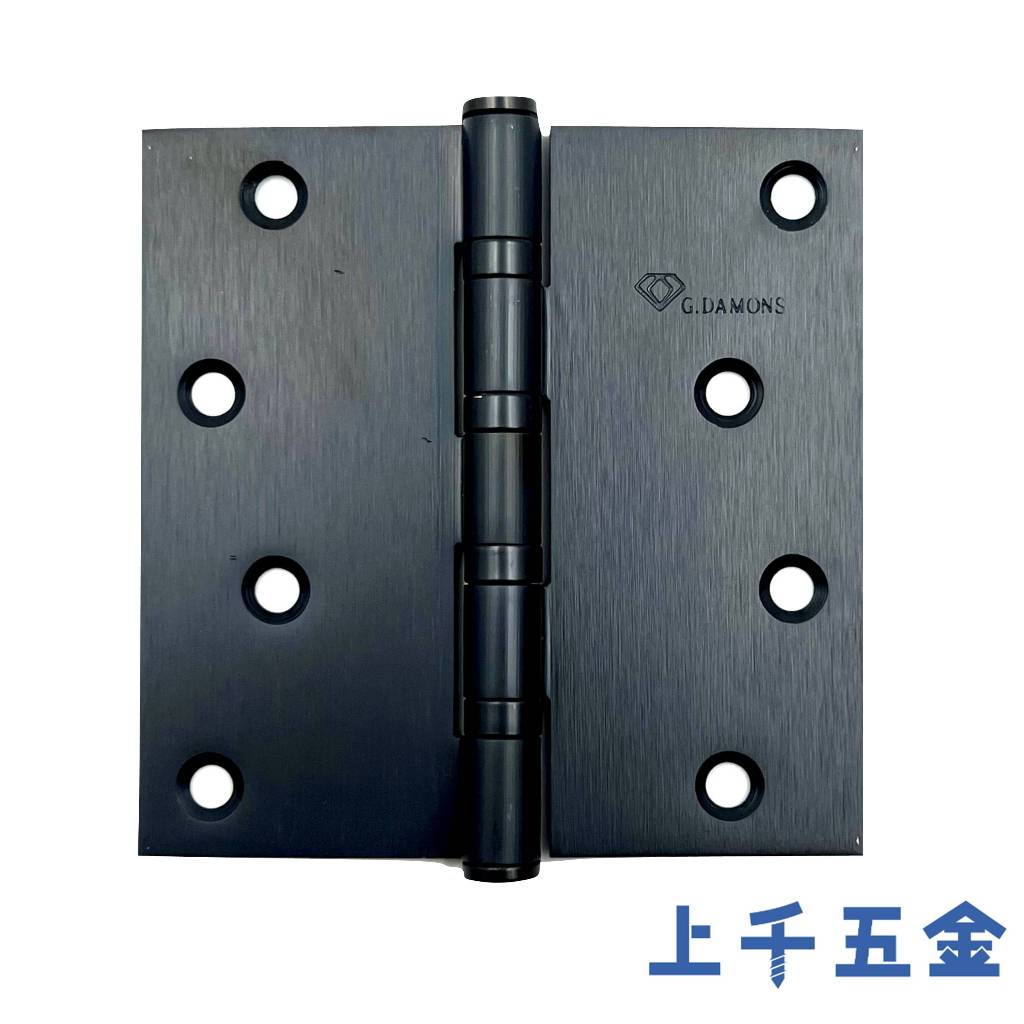 後鈕 合頁 門窗五金 後鈕 鉸鏈 消光黑 黑色 烤漆 鉸鍊 合頁 丁雙 蝴蝶鉸鍊 旗型鉸鍊【單片販售】, , large