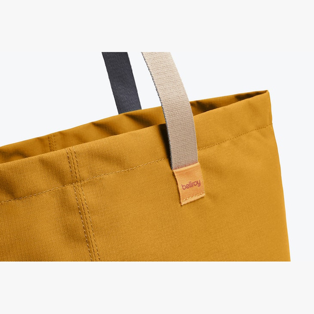Bellroy 輕量托特包 側背包 購物袋 可摺疊收納-芥末黃, , large