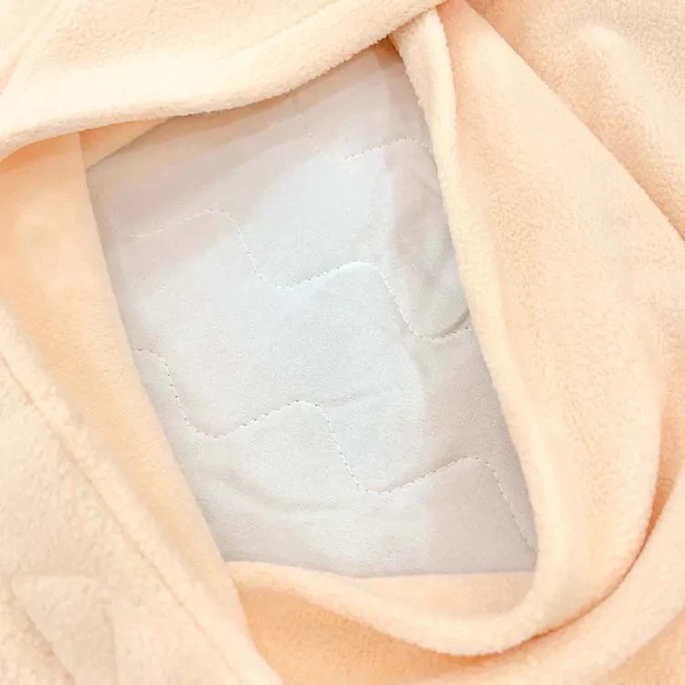 [CINN Official Store] Nano Far‑Infrared Coral Pink Brushed Wavy Thick Pillowcases – 2‑Pack, , large