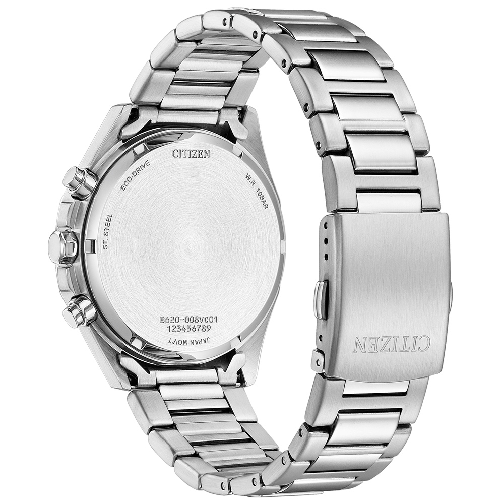 CITIZEN 星辰 光動能紳士計時手錶 CA4590-81X, , large