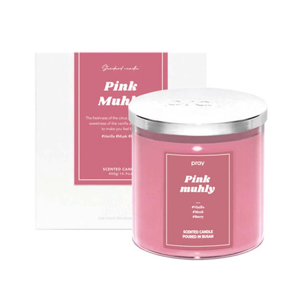 PRAY Classic Candle-Pink Muhly, , large