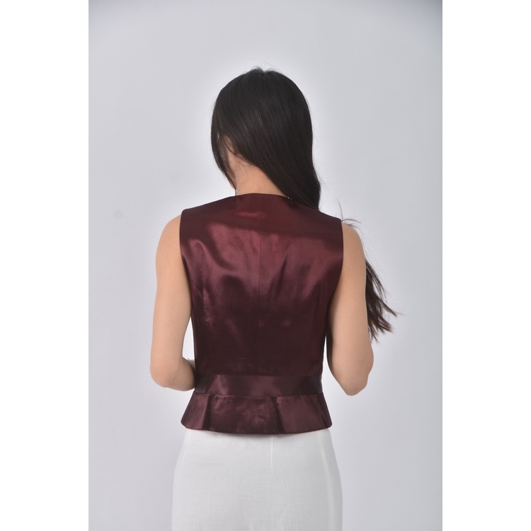 (S) miss k棉質背心紅色外套二手衣, , large