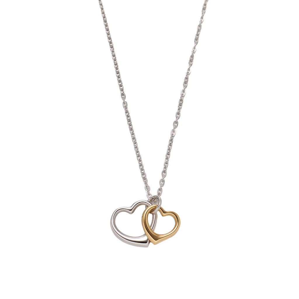 【ULOO】Twinkle 知心之契不鏽鋼項鍊-銀色 UN4000920, , large