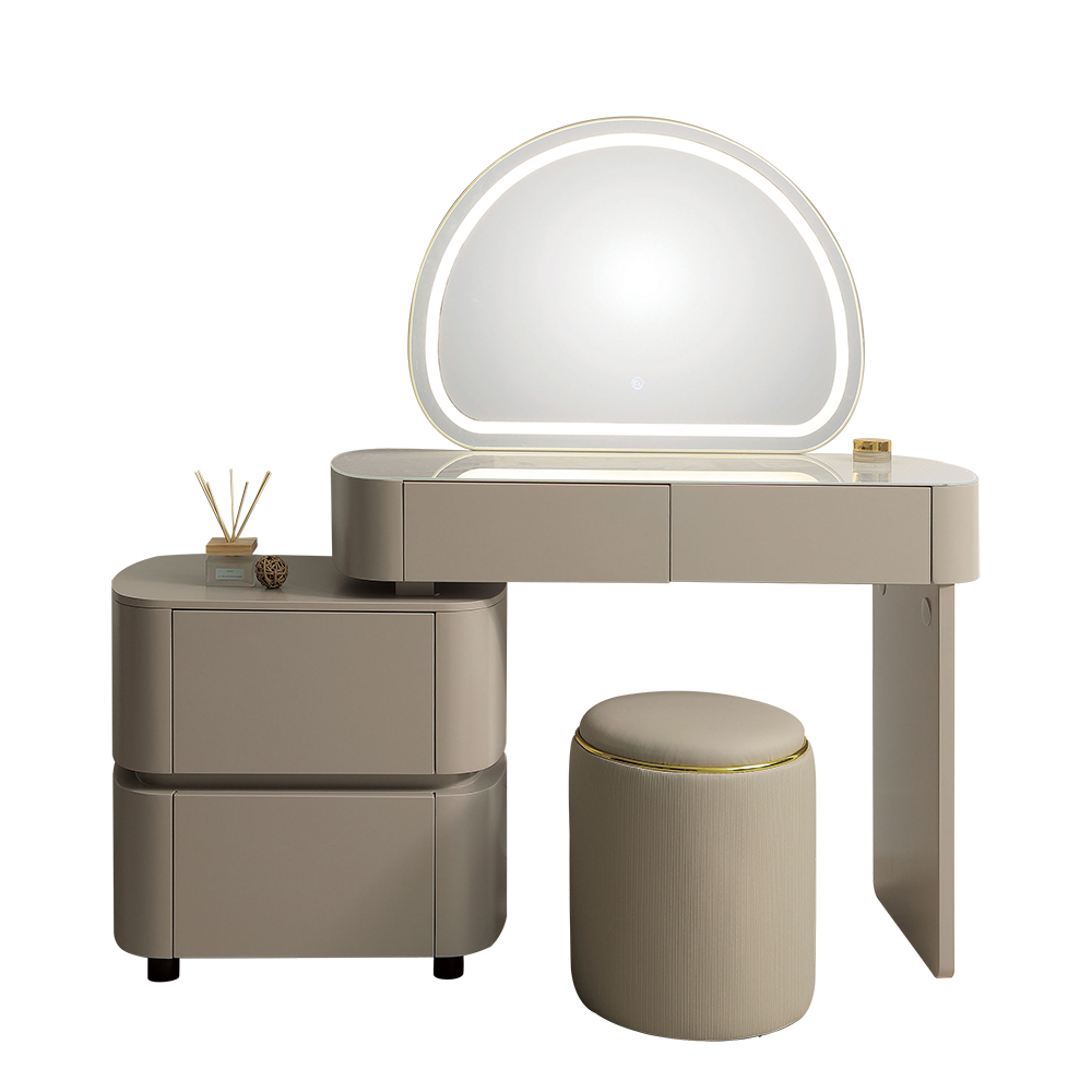 【Hampton 漢汀堡】吉利安3.3尺伸縮鏡台-含椅, , large