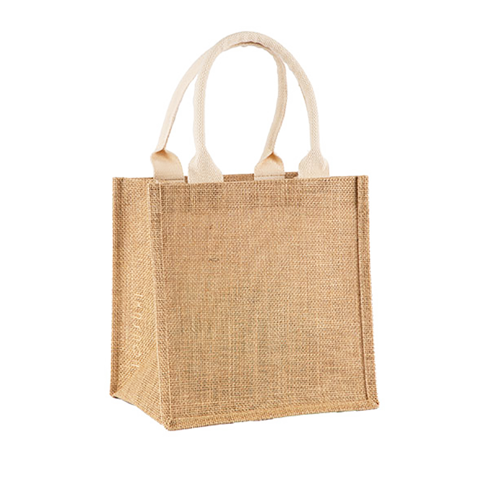 HOUSUXI Jute shopping bag - (small), , large