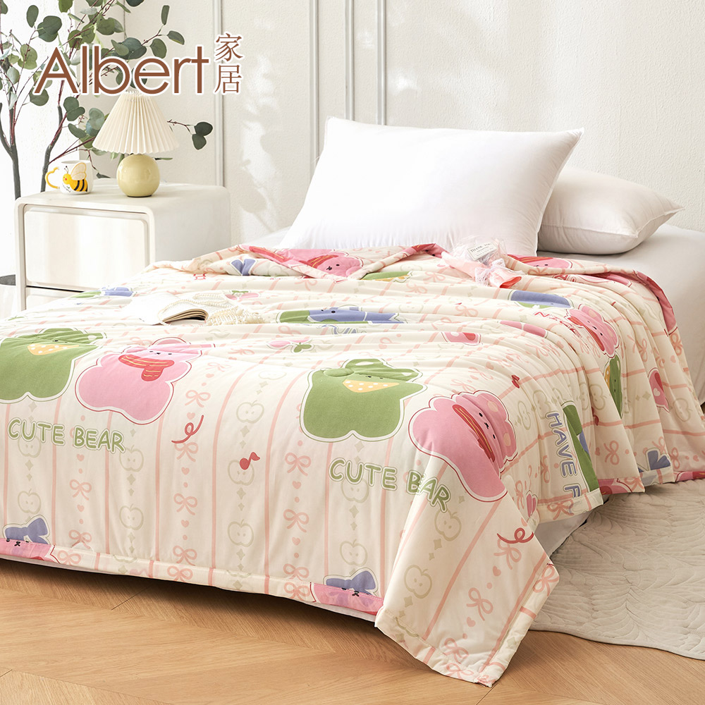 【Albert bedding】Cooling Quilt_print, , large