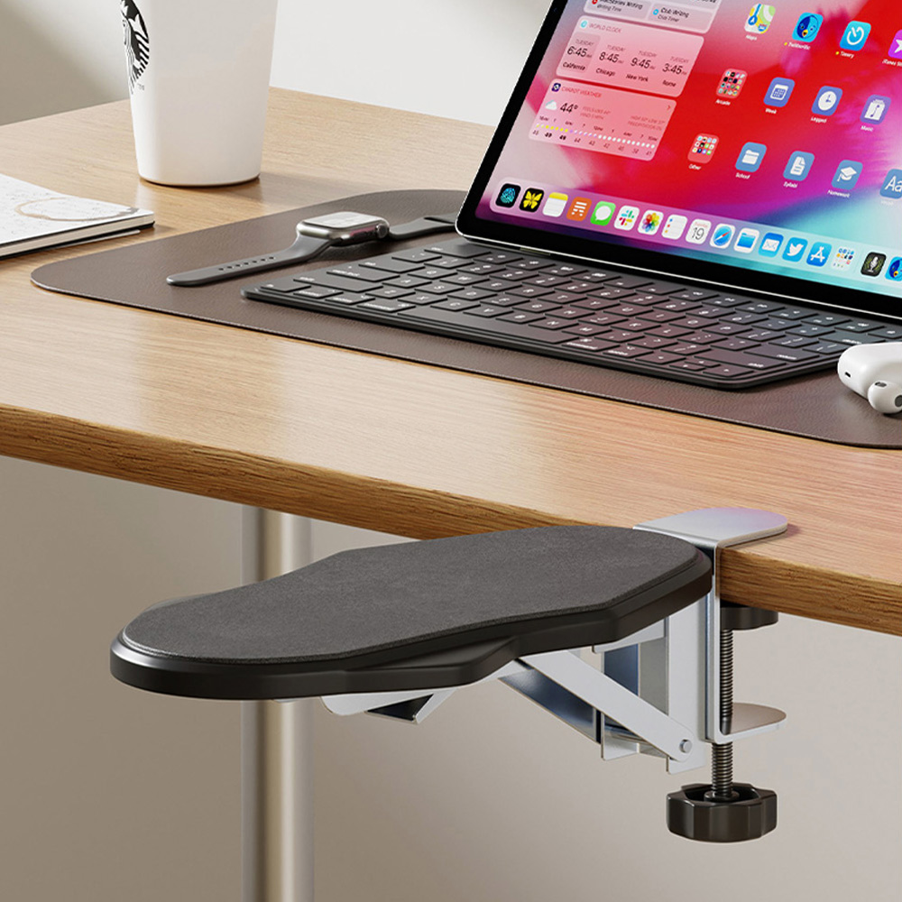 【AOTTO】人體工學辦公電腦手臂肘托支撐架(LS-006), , large