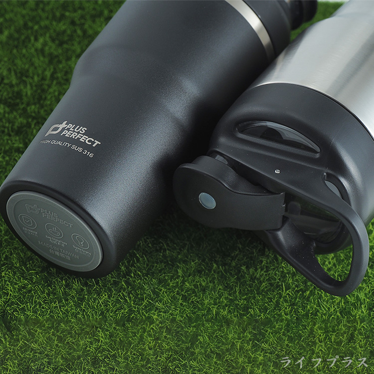 極緻316不鏽鋼真空運動隨身杯-1200ml-星光銀-1支, , large
