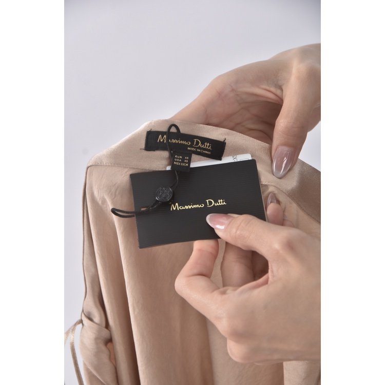 (S) massimo dutti質感黃色長裙二手衣, , large