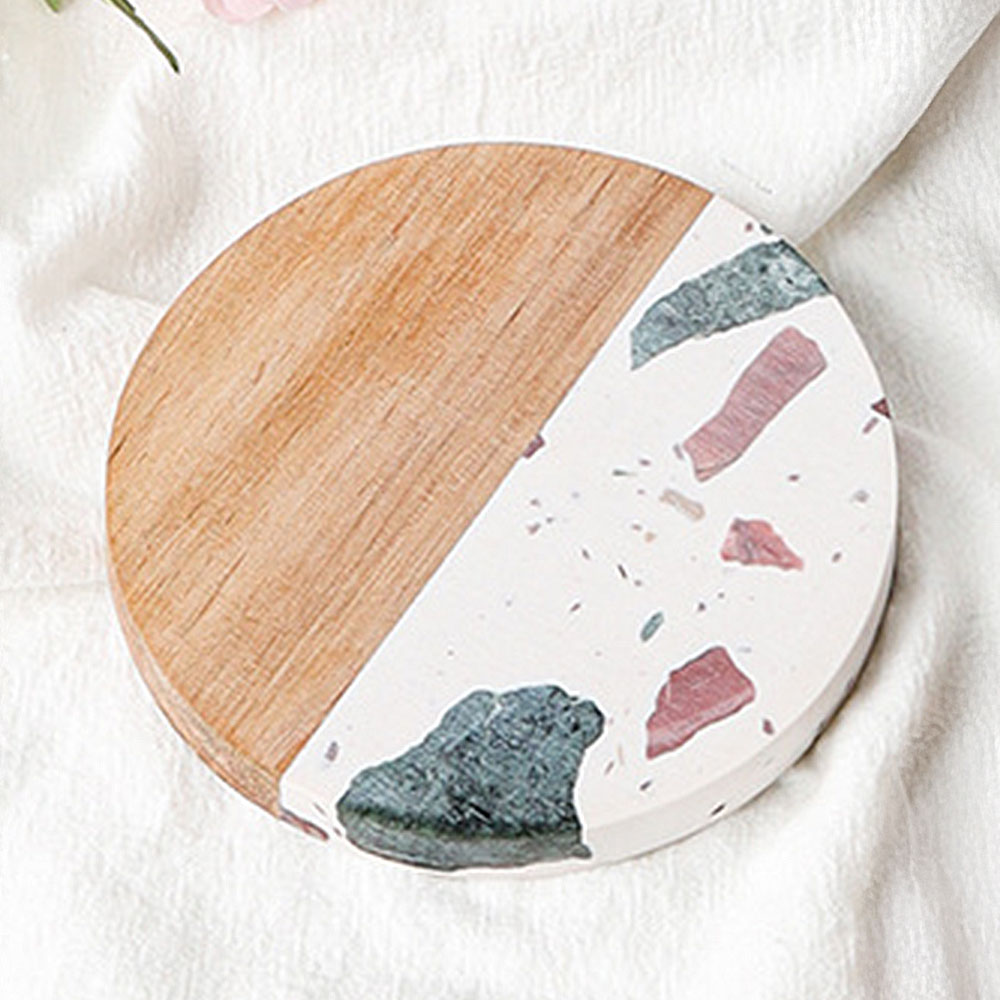 marble-and-acacia-wood-spliced-coaster, , large