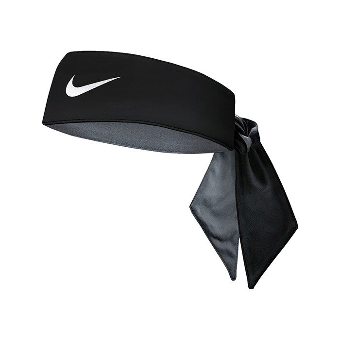 NIKE TENNIS DRI-FIT 綁帶式頭帶 現貨 髮帶 網球頭帶 涼感頭帶 網球 NTN00【樂買網】, 白 101, large