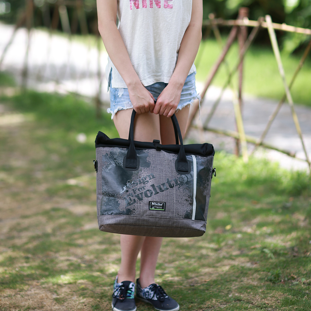 【Niche 樂奇】捲蓋式防水托特包 手提包 肩背 兩用包  N-5212, , large
