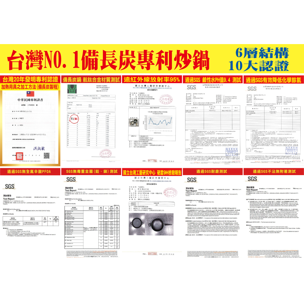 派樂 大富 備長炭遠紅外線 單柄炒菜鍋 36cm附不鏽鋼鍋蓋-航鈦合金 不沾鍋 炒鍋 鍋具神器主廚推薦款, , large