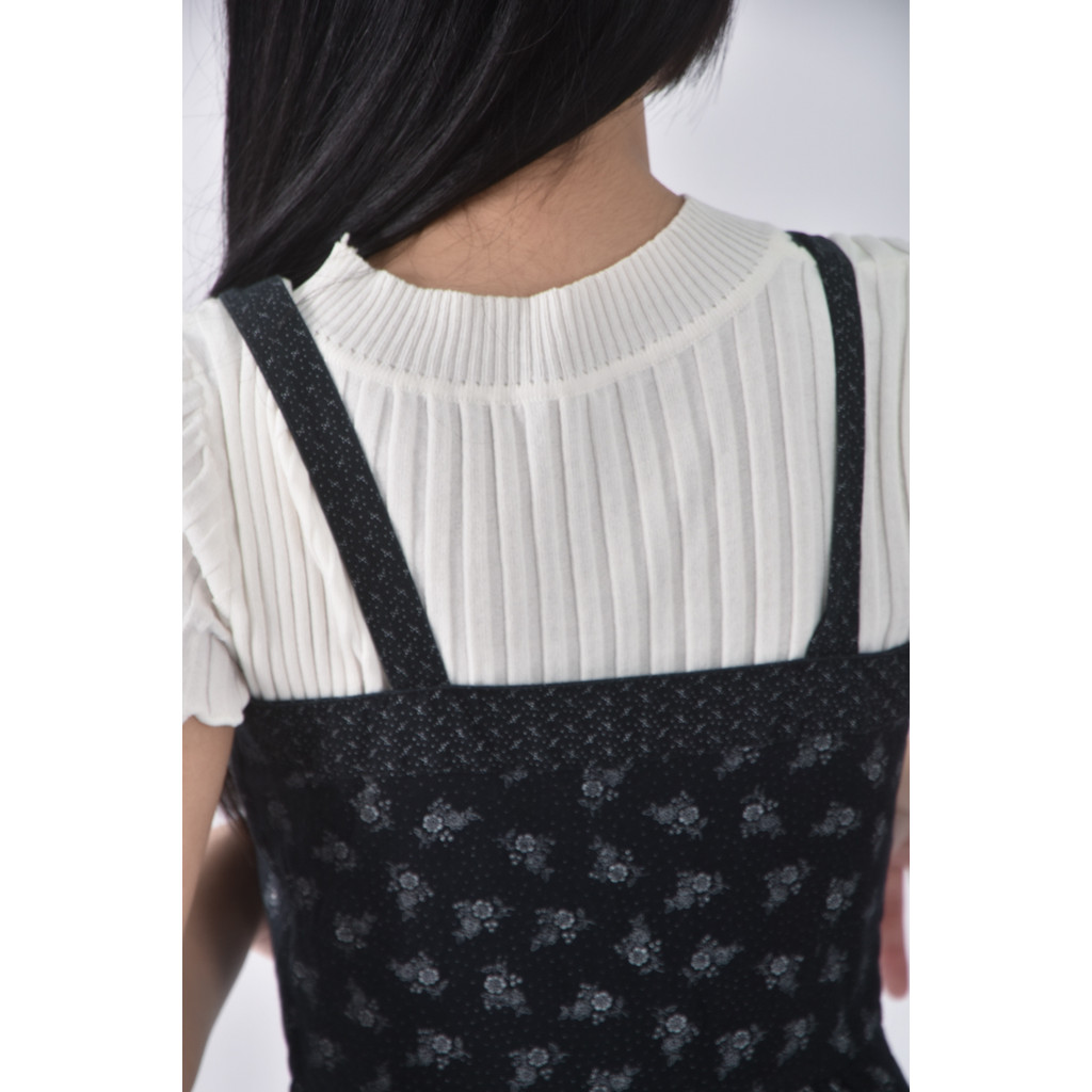 (S) alba fornari滿版藍色洋裝二手衣, , large