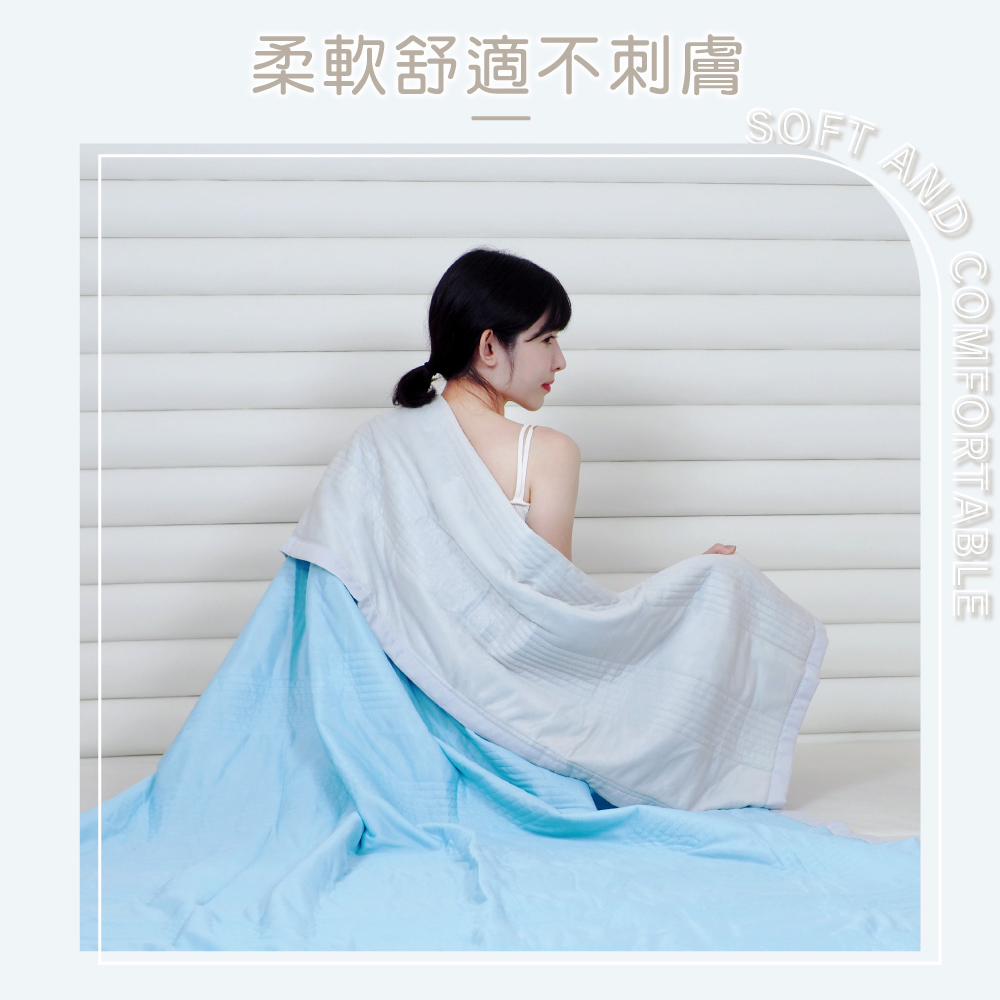 [ Pure Sleep ] Cooling Ice Silk Blanket, , large