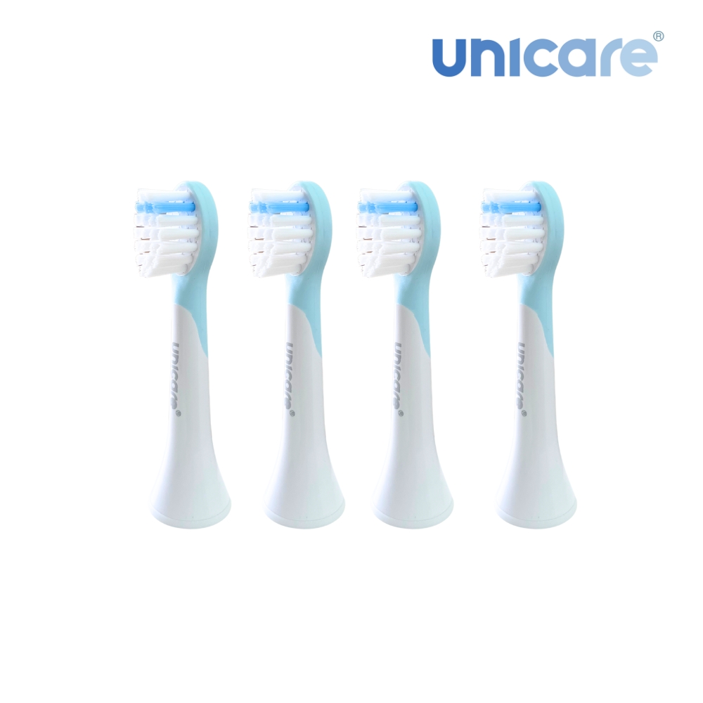 [unicare®] unibear兒童訂製電動牙刷替換刷頭四入組, , large