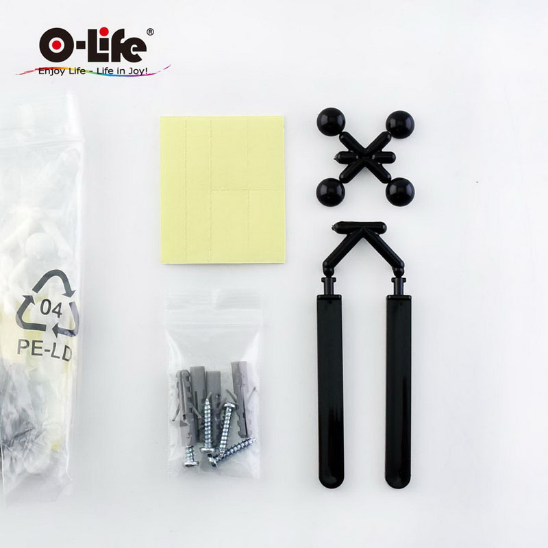 【O-Life】磁吸式壁掛收納盒-D款黑色, , large