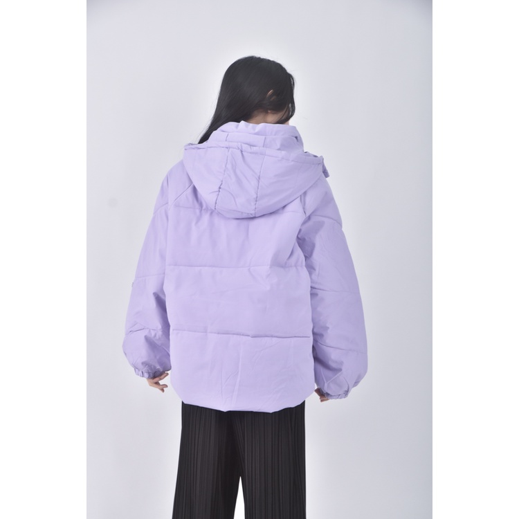 (L) xuemifei and fashion質感連帽紫色外套二手衣, , large