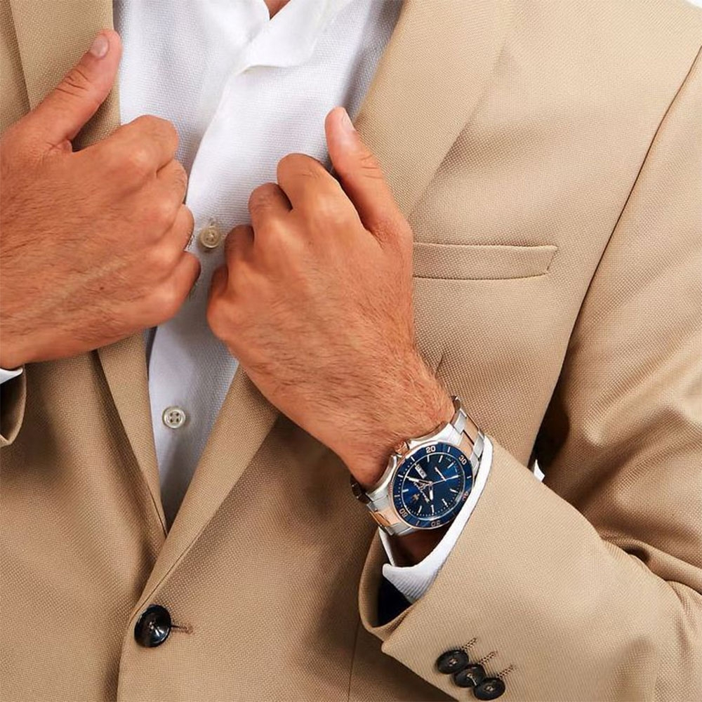 MASERATI 瑪莎拉蒂 Competizione賽道競馳系列機械手錶 玫瑰金x銀色-43mm R8823100001, , large