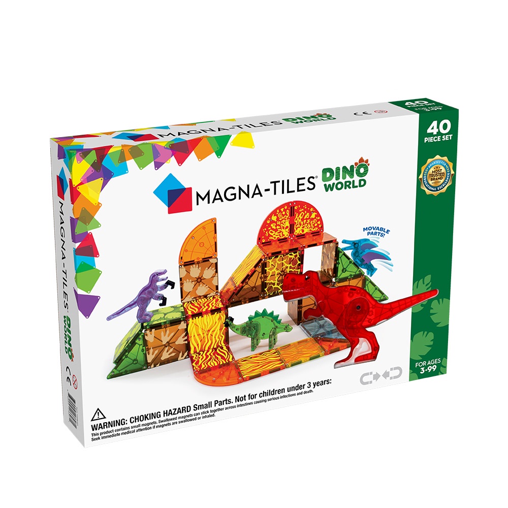 Magna-Tiles 恐龍世界 40片, , large