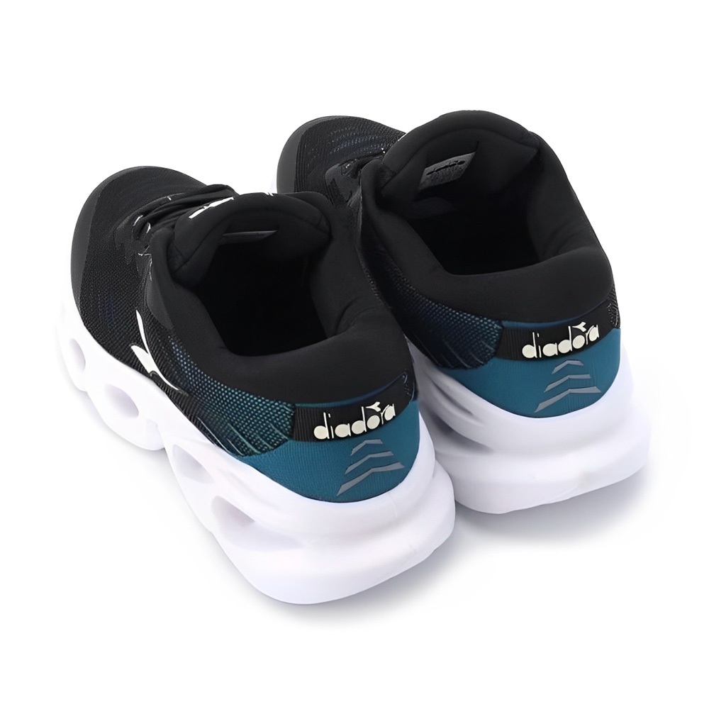 DIADORA迪亞多那 MIT專業慢跑鞋 男運動鞋 男鞋 MIT 台灣製造 透氣 舒適 保護後跟 耐磨 止滑 黑 藍, , large