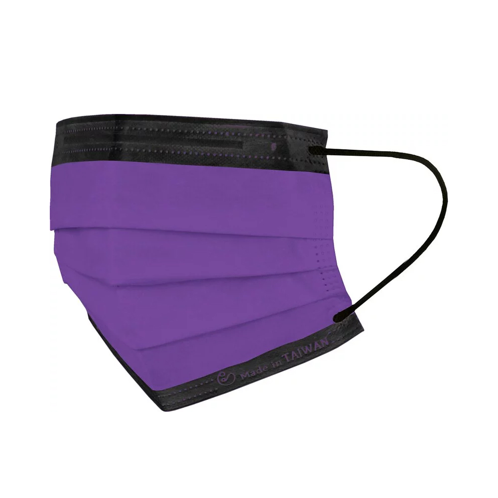 【BABYBELLE 愛貝恩】Adult Medical Mask - Black Mystic Purple, , large