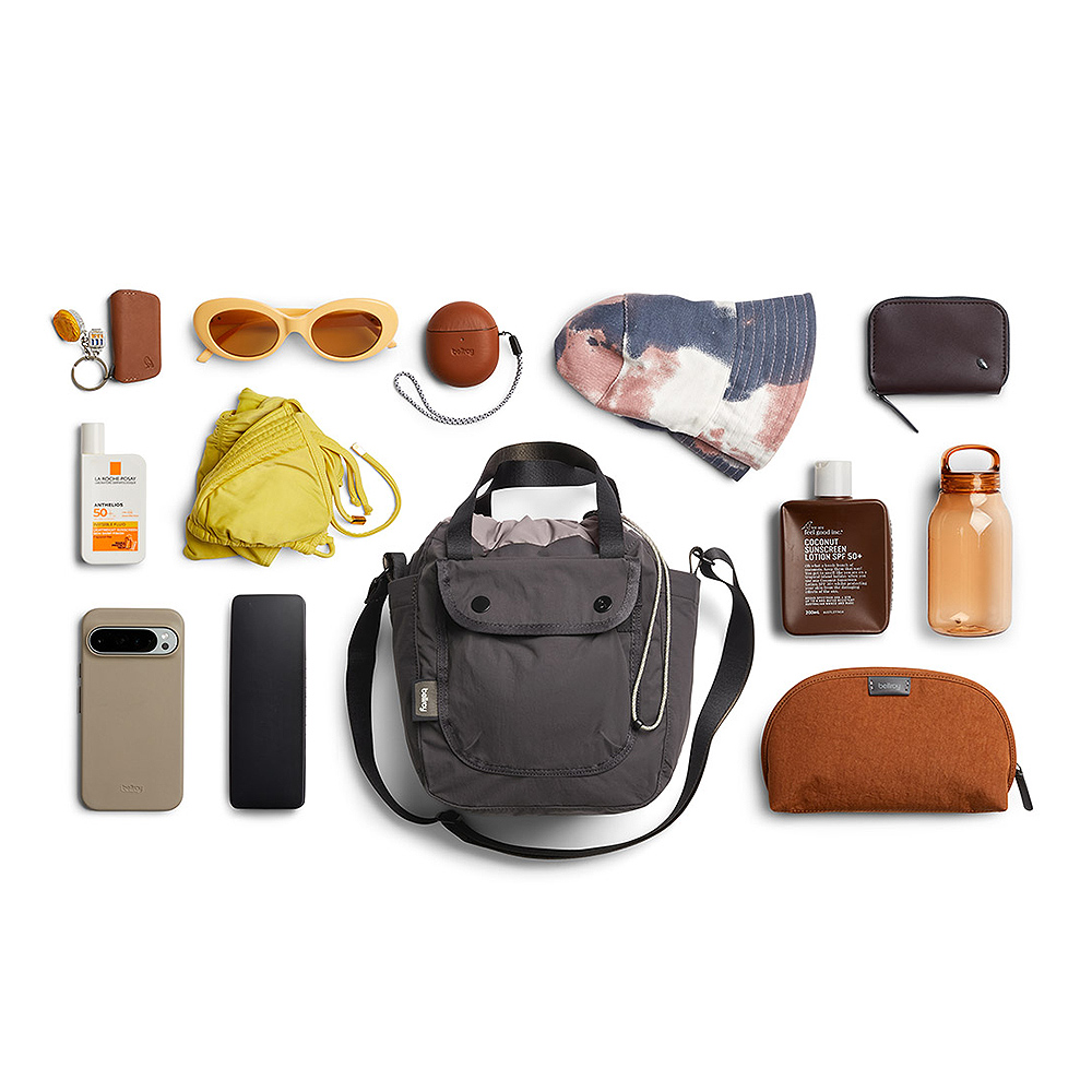 Bellroy 束口收納水桶包9L 旅行包 側背包 手提袋 肩背包 禮物 送禮 推薦(炭灰色)BHTA-BKR-243, , large