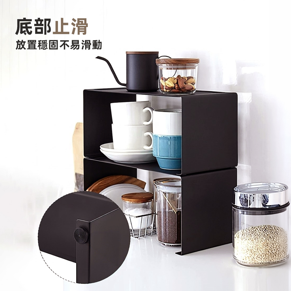 【上手家居】可堆疊醬料收納架-2入組(廚房置物架/廚房收納架/調味料收納/調味料架), , large
