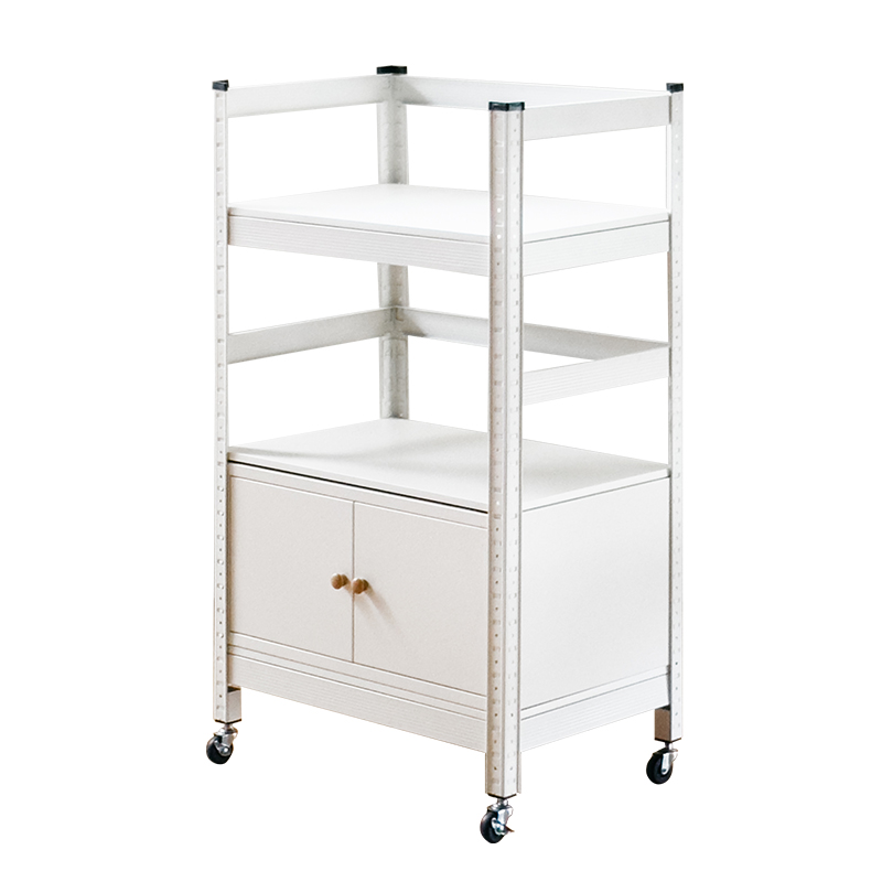 Angle steel door rack, , large