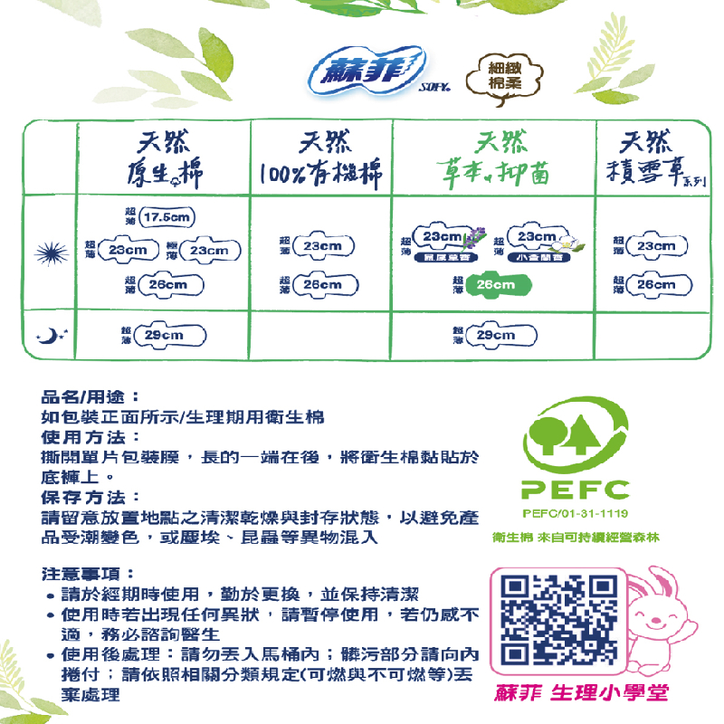 Sofy  Napkin 26CM Combo, , large