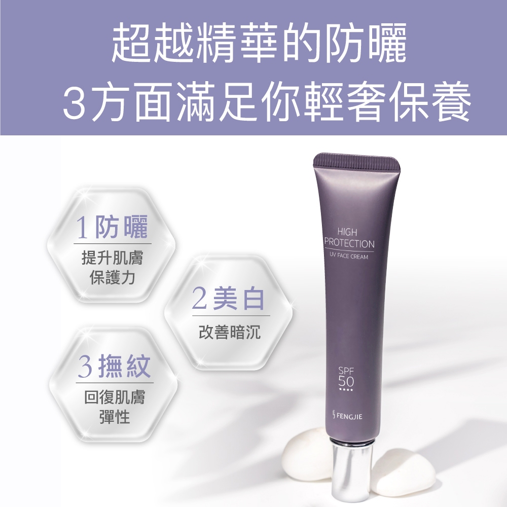 【FJ豐傑生醫】超輕感美白防曬乳 SPF50★★★★30ml/支-多效防曬乳，全新防曬概念⸢ 美白抗皺✕防紫外線 ⸥, , large