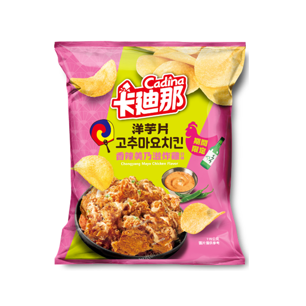 Chips Spicy Mayonnaise Fried Chicken