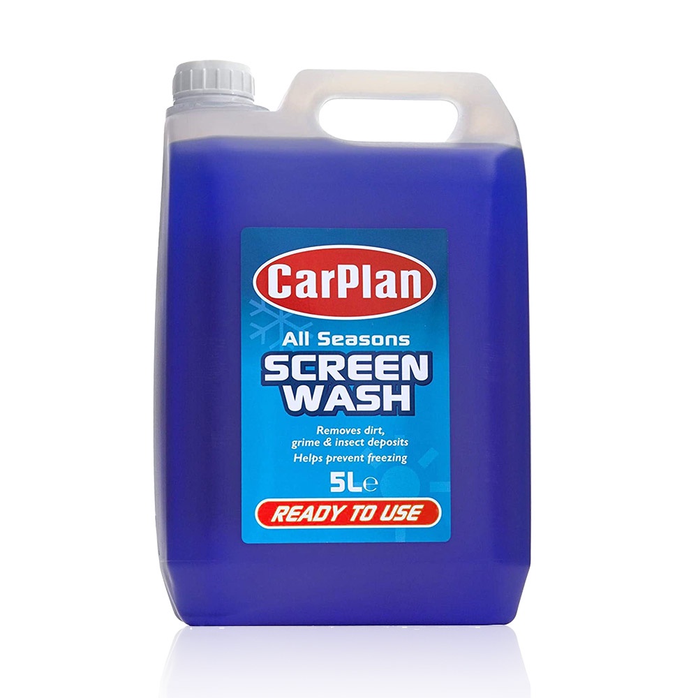 英國CarPlan Screen Wash 預混式雨刷水5L 免加水雨刷精 雨刷精 雨刷水 雨刷精 玻璃水 玻璃清潔劑, , large