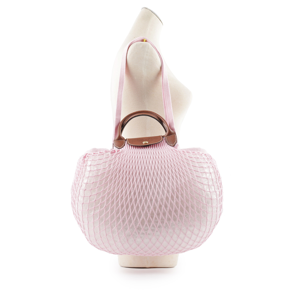 LONGCHAMP LE PLIAGE FILET 二用漁網包/粉色, , large