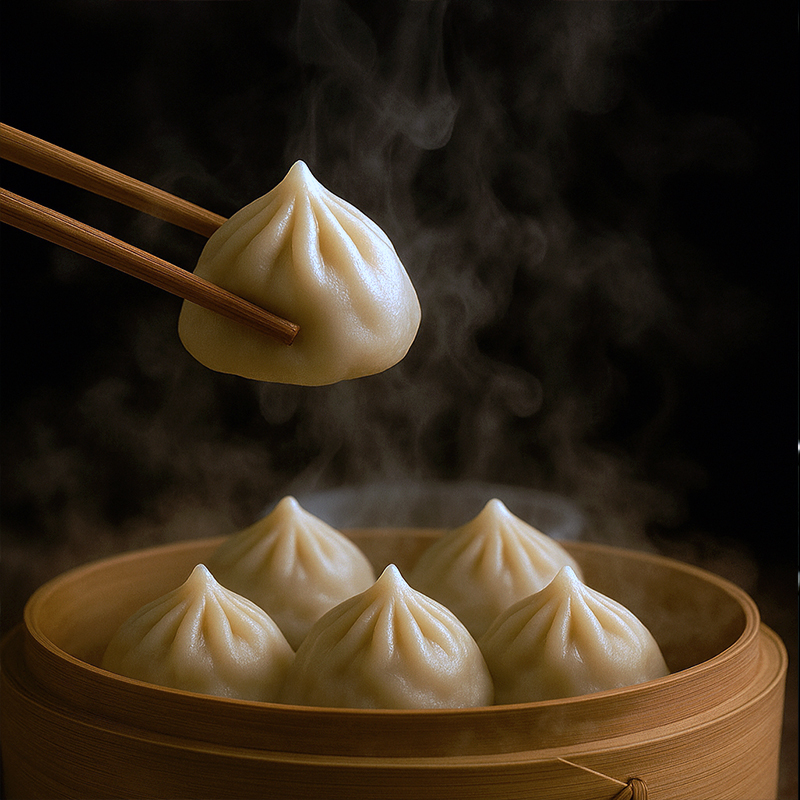 【氣炸人生｜雲品軒】青蔥鮮肉湯包-50粒裝, , large