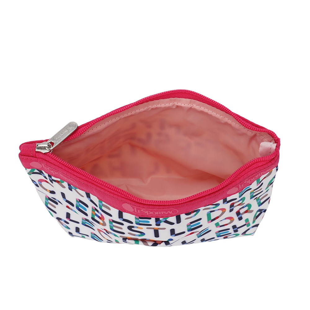 |快速出貨|Lesportsac Small Sloan Cosmetic 小型收納梯形化妝包-趣味字母, , large